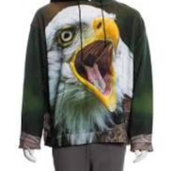 NWT R13 hoodie with eagle - Picture 4 of 5